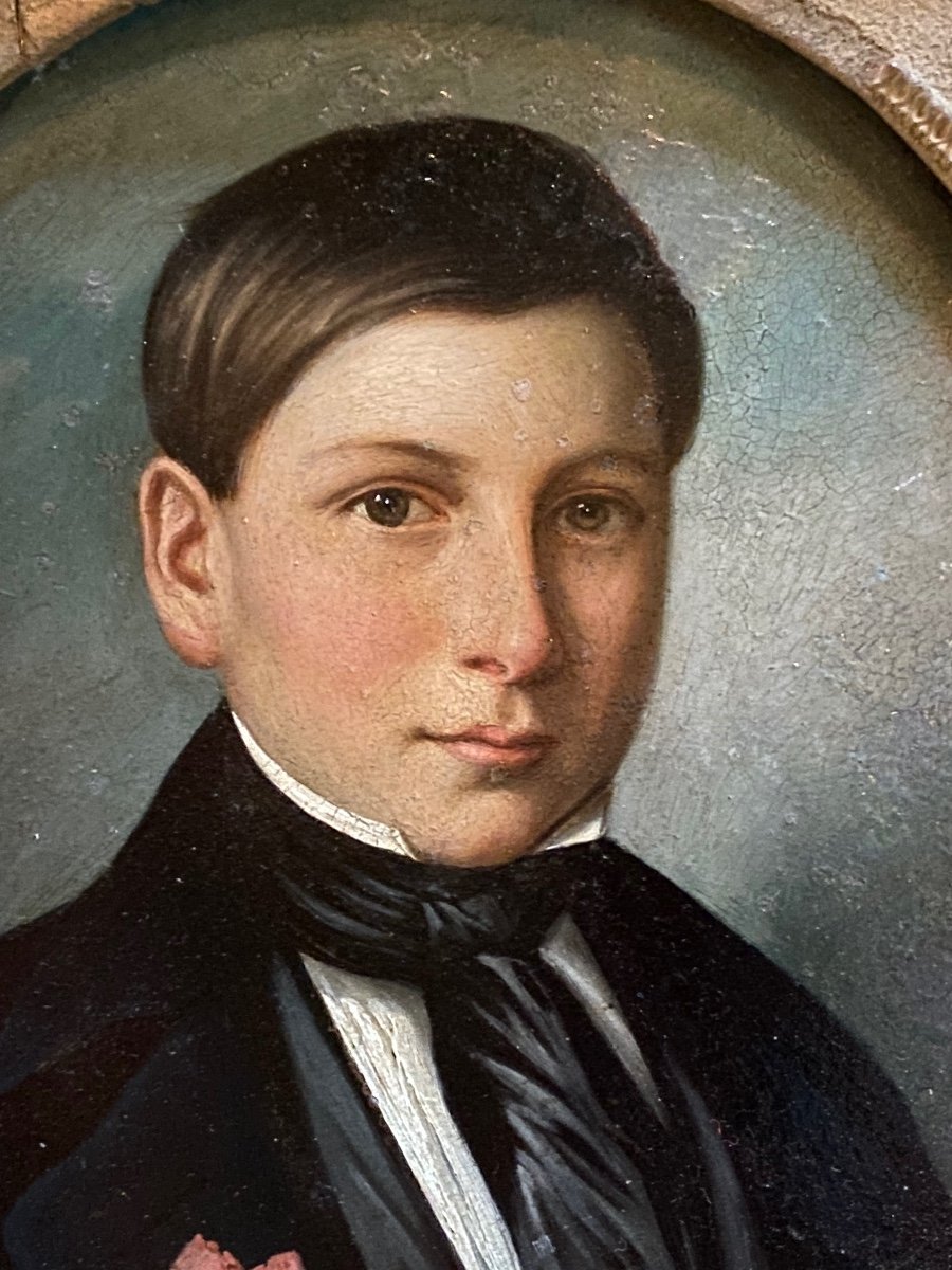 Portrait Of A Young Man On Metal, 1849-photo-6