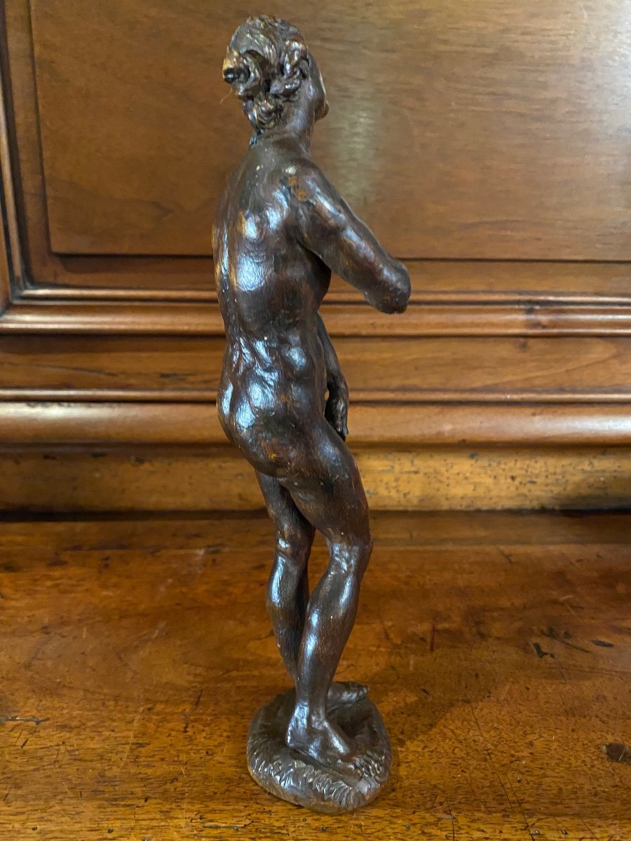 Rare Vénus Ou Aphrodite En Buis Sculpté De La Fin Du XVI Eme Siècle -photo-1