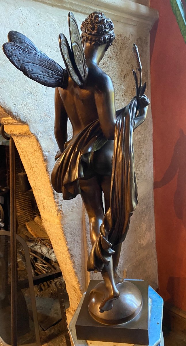 Impressive Bronze Of The Water Nymph By Mathurin Moreau -photo-3