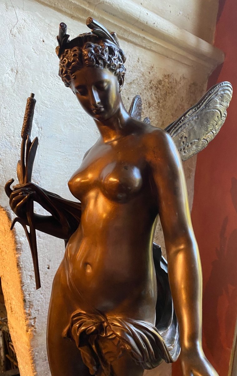 Impressive Bronze Of The Water Nymph By Mathurin Moreau -photo-6