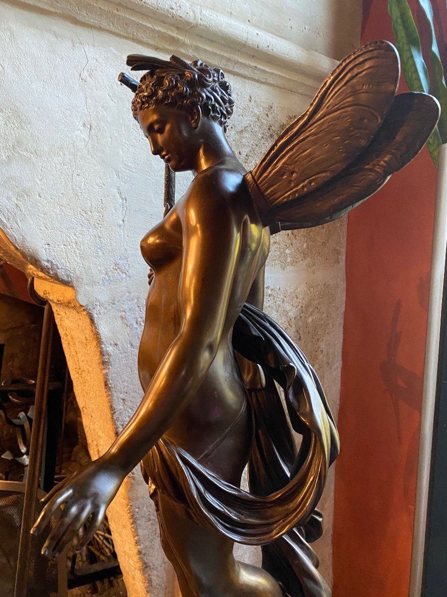 Impressive Bronze Of The Water Nymph By Mathurin Moreau -photo-7