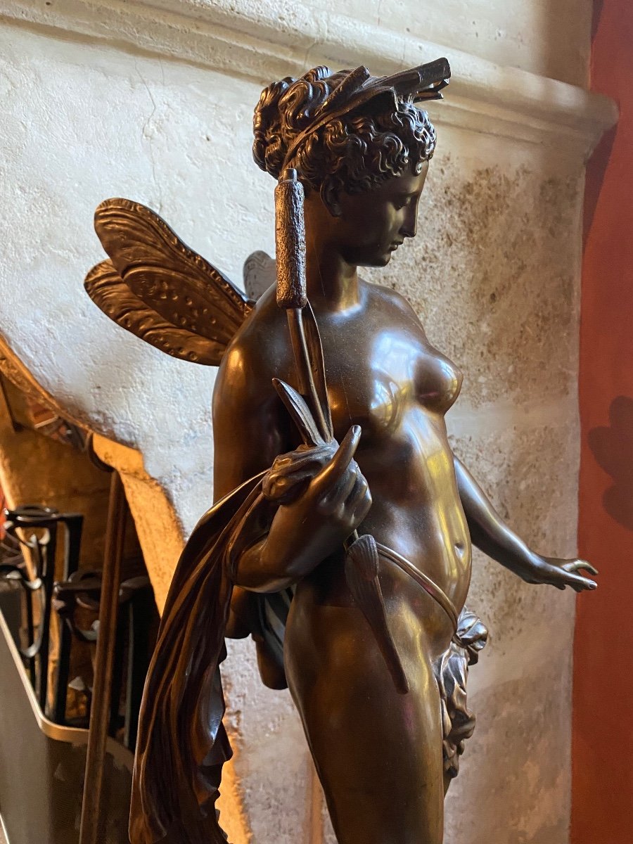 Impressive Bronze Of The Water Nymph By Mathurin Moreau -photo-8