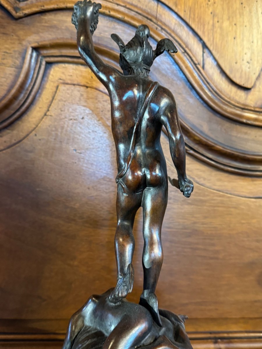 Persée Et La Tête De Méduse, D’après Benvenuto Cellini, Bronze Du Grand Tour XIX Eme Siècle-photo-5