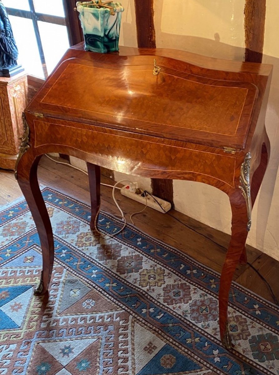 Napoleon III Curved Lady's Desk -photo-3