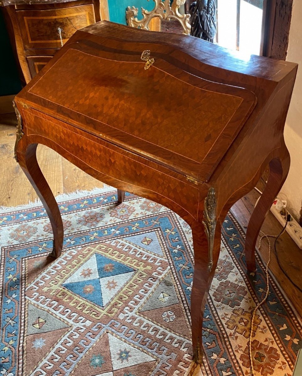 Napoleon III Curved Lady's Desk -photo-4