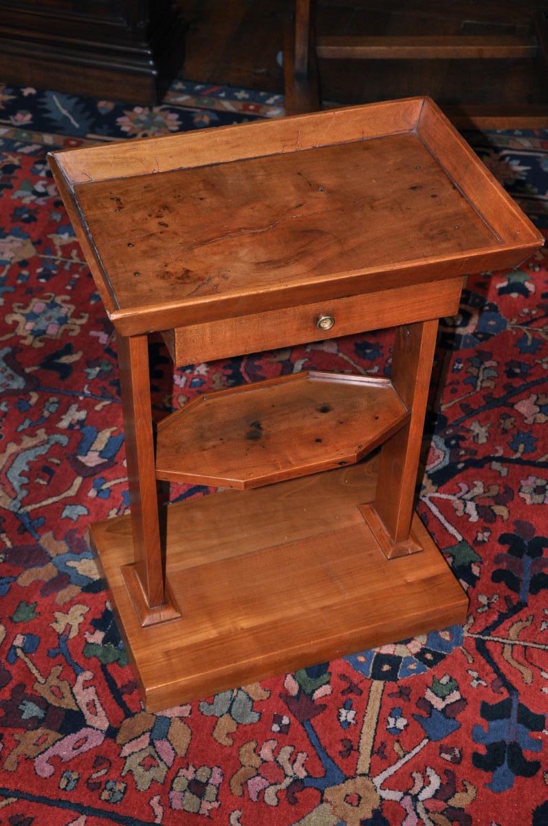 Little Table In Cherry Wood-photo-2