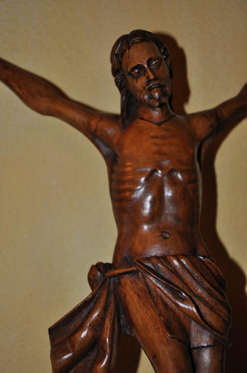 Christ In Boxwood Of The 17th Century-photo-3