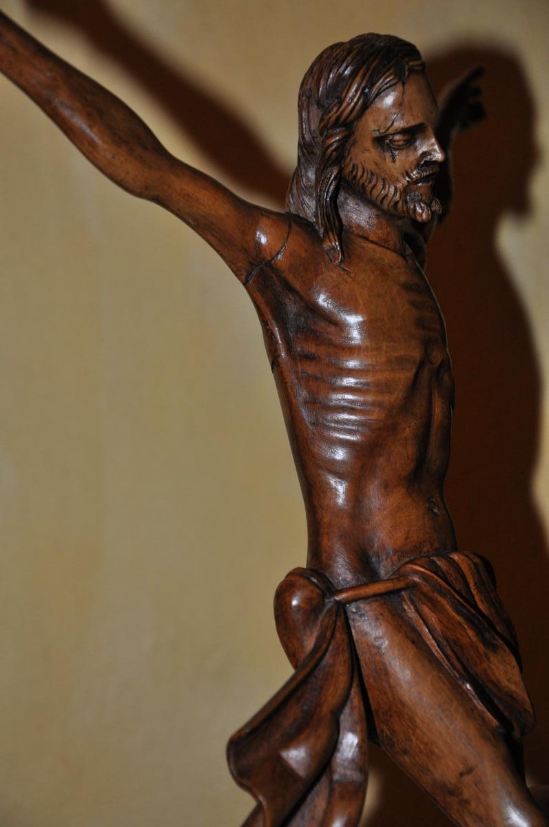 Christ In Boxwood Of The 17th Century-photo-4