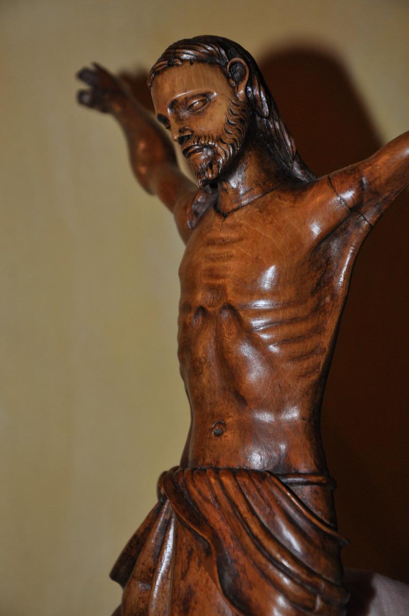 Christ In Boxwood Of The 17th Century-photo-5
