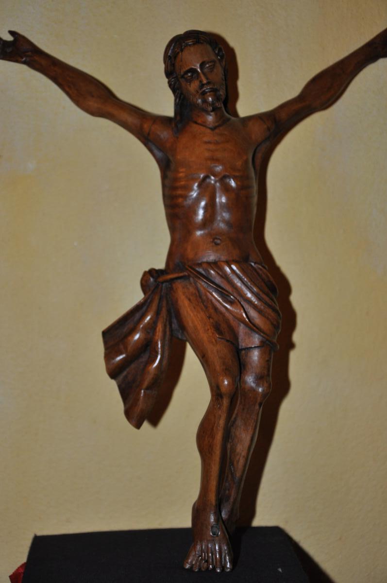 Christ In Boxwood Of The 17th Century-photo-6