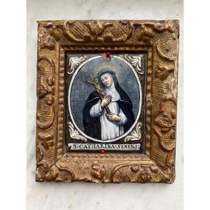 Saint Catherine Of Siena By Jacques 1 Laudin 1627-1695, Email From The XVII Eme Century 