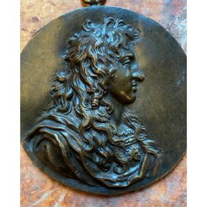 Louis XIV En Empereur Romain, Médaille D’après Jean Warin  (1607-1672)