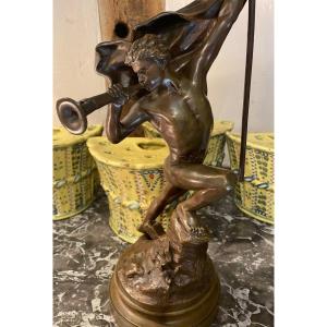Victory, Concord, Beautiful Bronze Signed Kinsburger 1855-1935