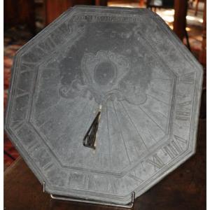 18th Century Octagonal Slate Sundial 