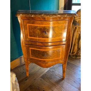 Italian Louis XV Period Walnut Chest Of Drawers