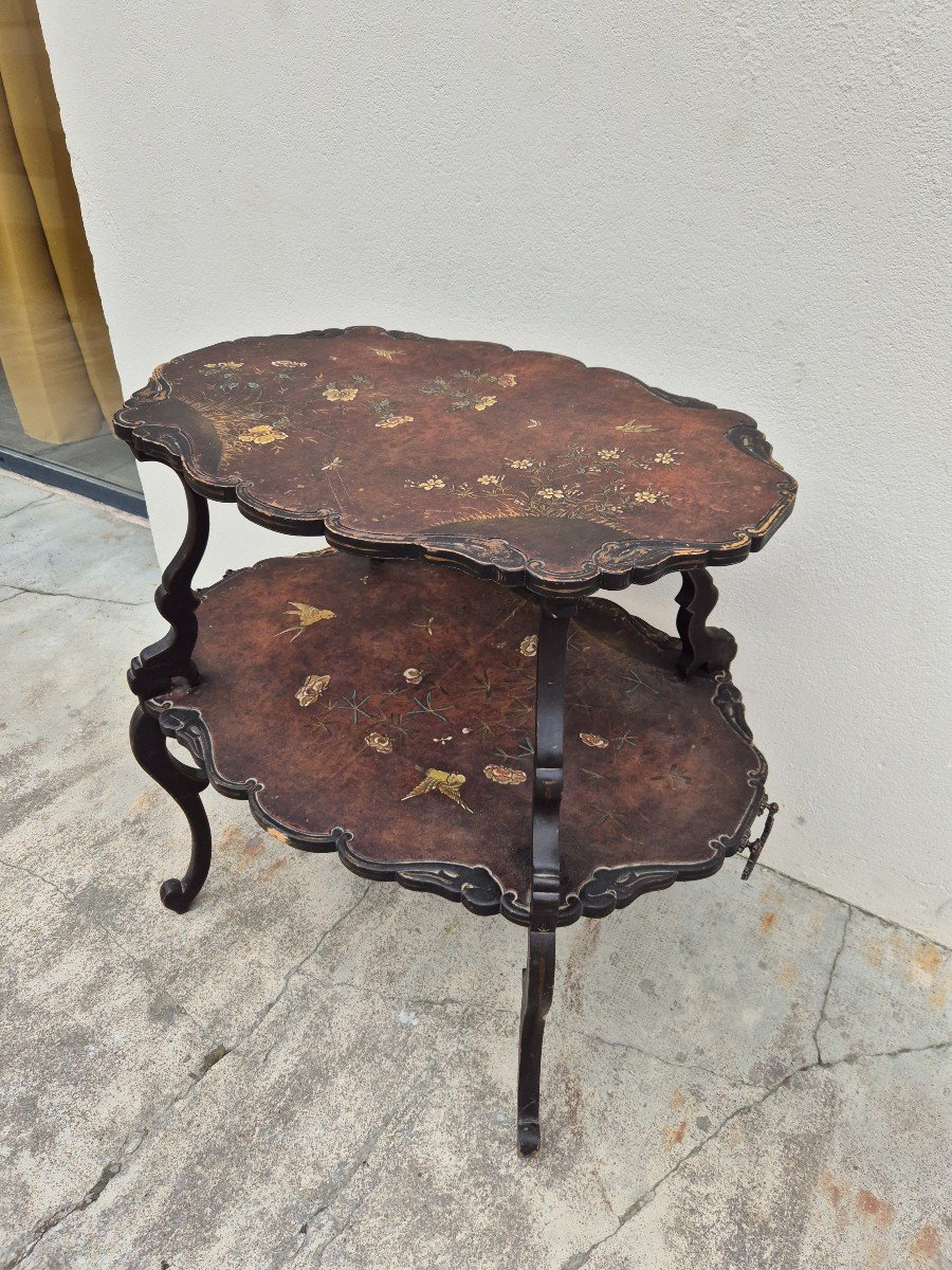 Carved Decorated Side Table Tea Table 19th -photo-2