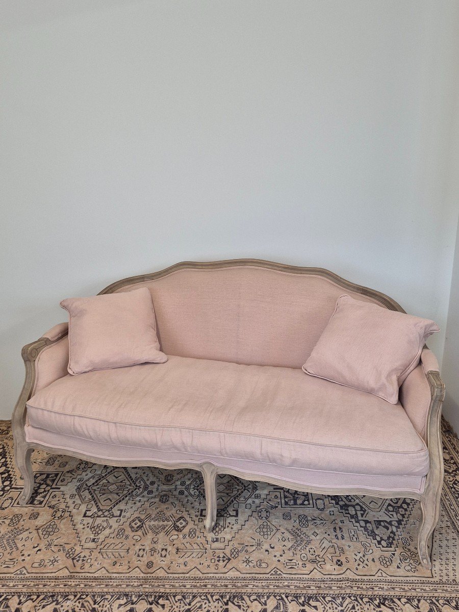 Louis XV Style Sofa / Bench, Quality Manufacturing.-photo-3