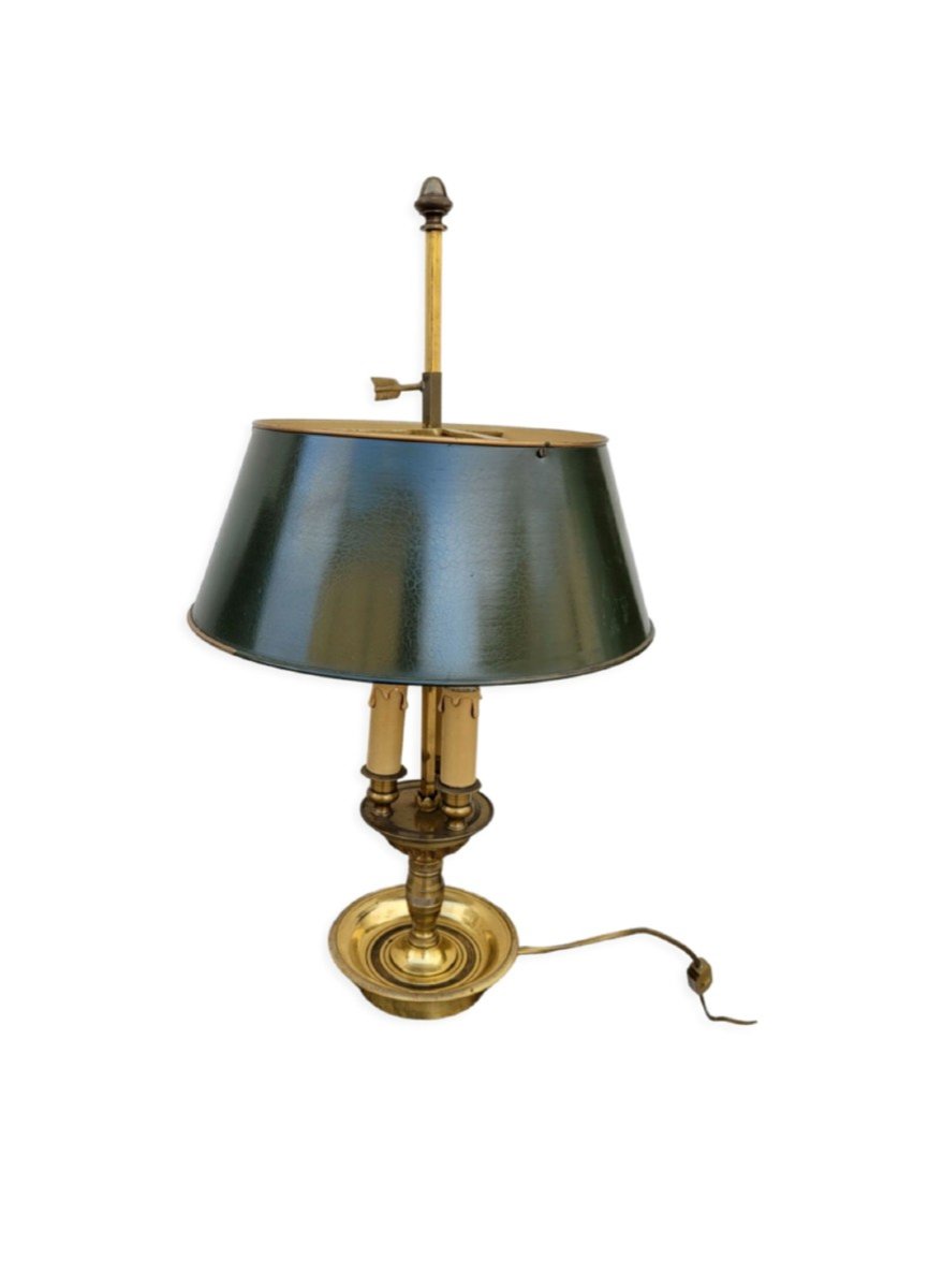 Elegant Empire Style Hot Water Bottle Lamp, Quality Old Manufacturing, Mid-20th Century.-photo-4