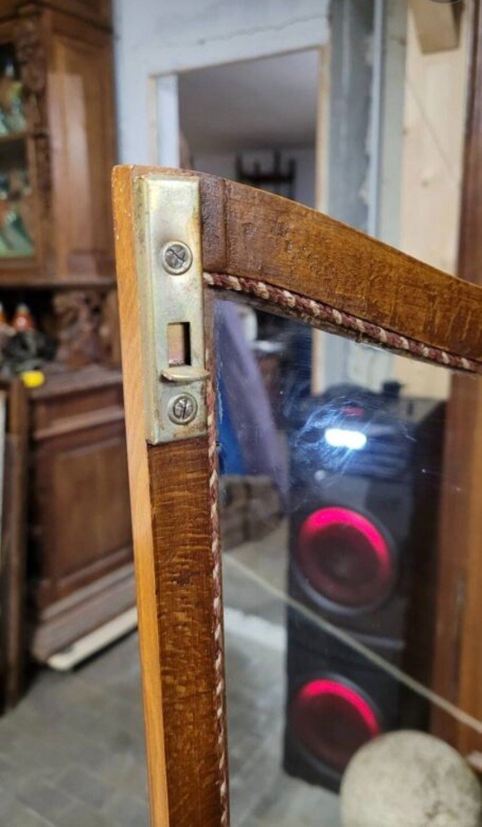 Bonheur Du Jour Louis XV Style Desk Display Case In Marquetry And Decorated Rosewood -photo-2