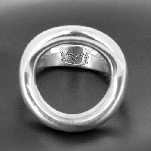 Pont Idole De Christofle Ring In Silver - 10.30 Gr - Tdd: 51 - B10334-photo-3