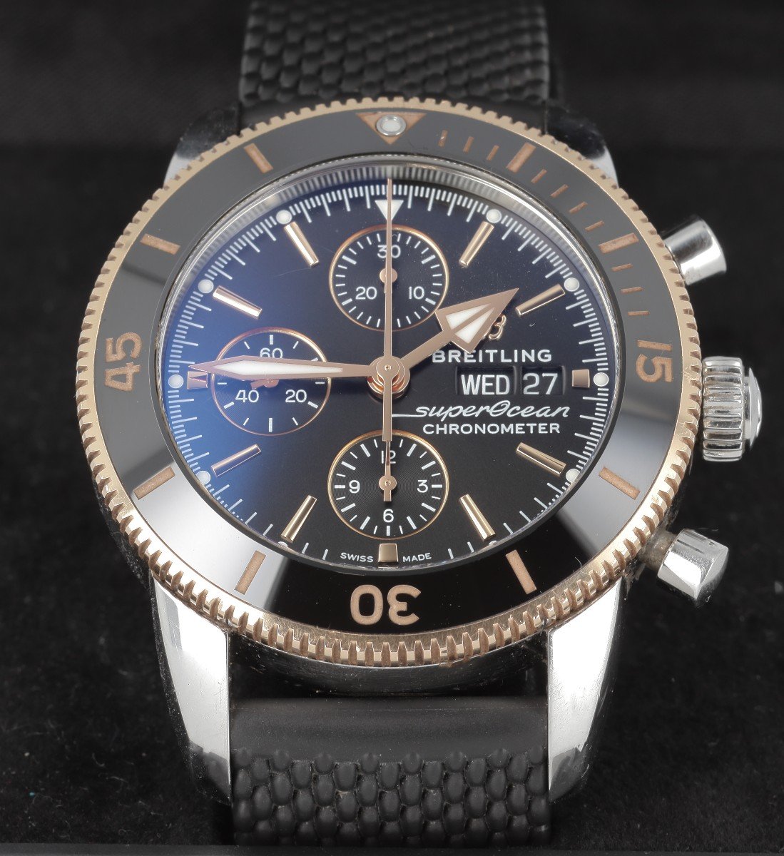 Breitling Superocean Heritage Chronograph 44 Watch, Stainless Steel And 750‰ Red Gold B10071-photo-2