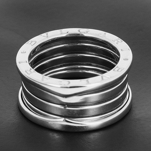 Bague Bulgari, Modèle 'b.zero1', En Or Blanc 750 ‰, De Forme Bandeau - B10436