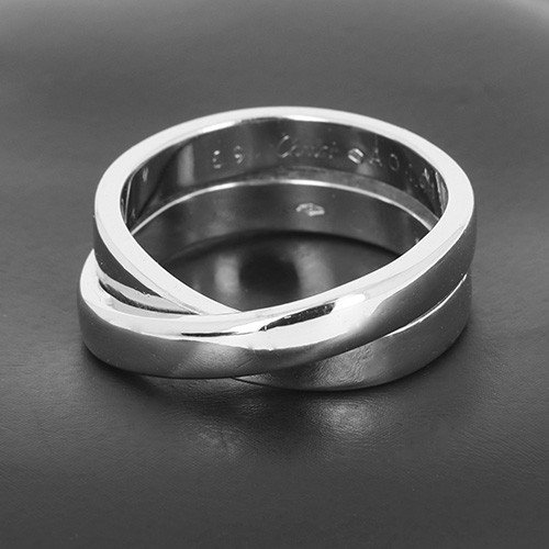 Cartier Bague  " Nouvelle Vague" En Or Blanc 750 ‰  - B10492-photo-2