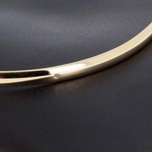 Half-flat Wire Bangle In 750 ‰ Yellow Gold - 63 Mm - 11.60 Gr - B10437