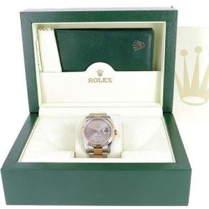 Montre Rolex Oyster Datejust 116231 En Or Rose Et Acier, Bracelet Oyster - B10446