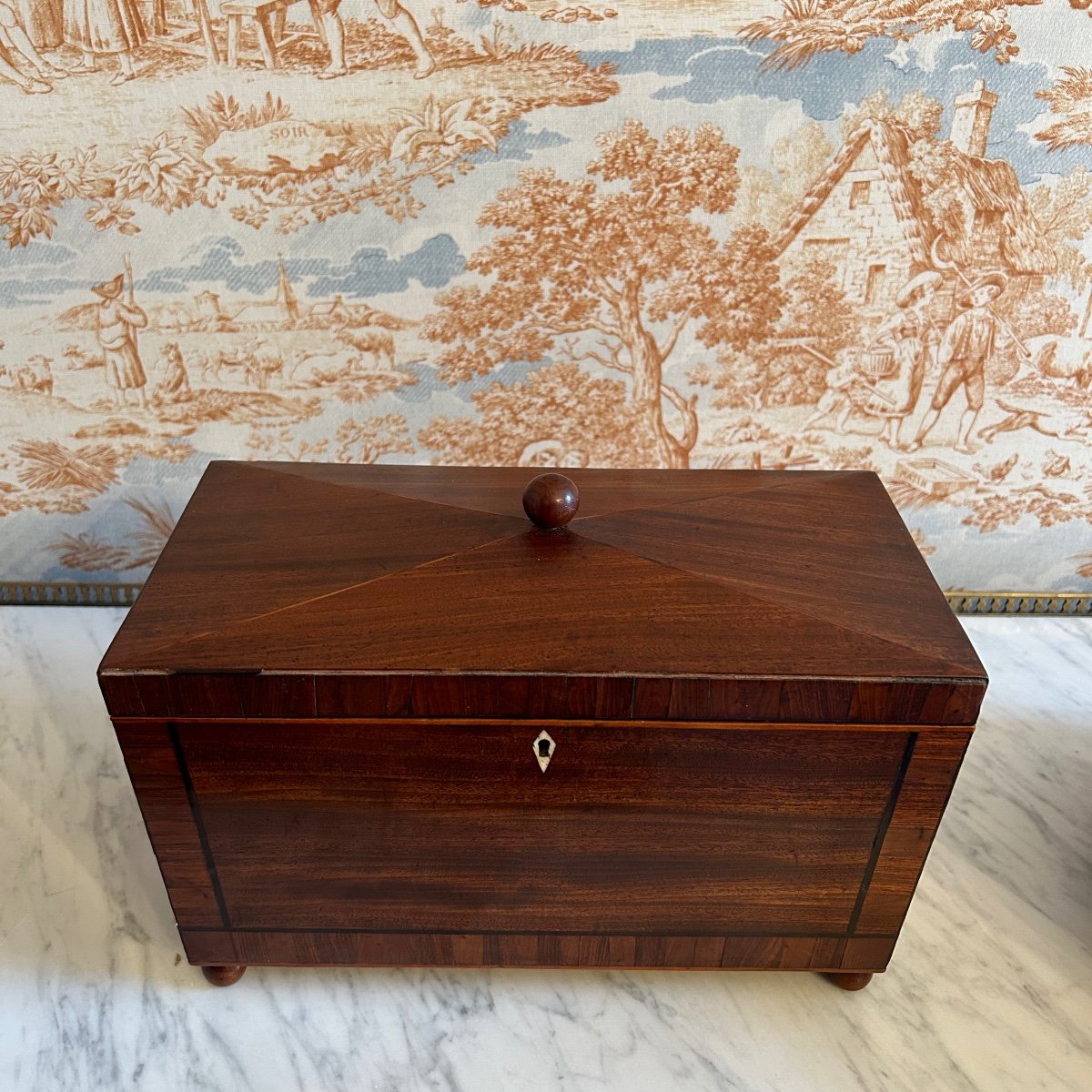 Tea Mix Box, England 19th Century.-photo-2