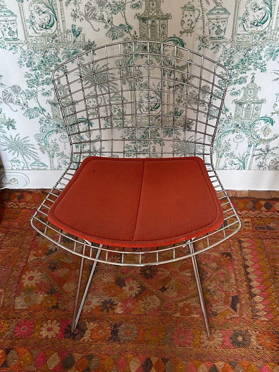 4 Bertoia Chairs Vintage “wire” Model (circa 1970)-photo-2