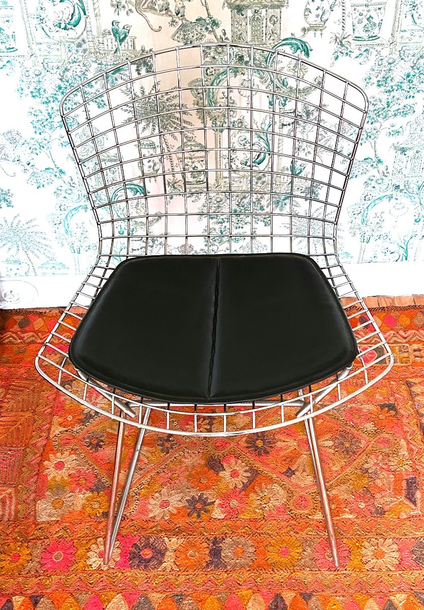 4 Bertoia Chairs Vintage “wire” Model (circa 1970)-photo-4