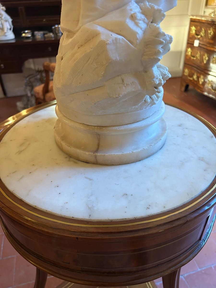 19th Century Carrara Marble Statue Of Ceres-photo-4