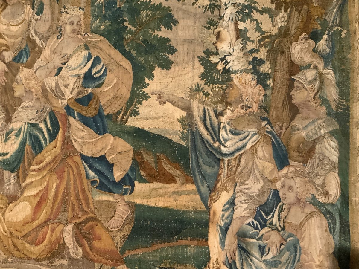 Flemish Tapestry From The Seventeenth Century-photo-4