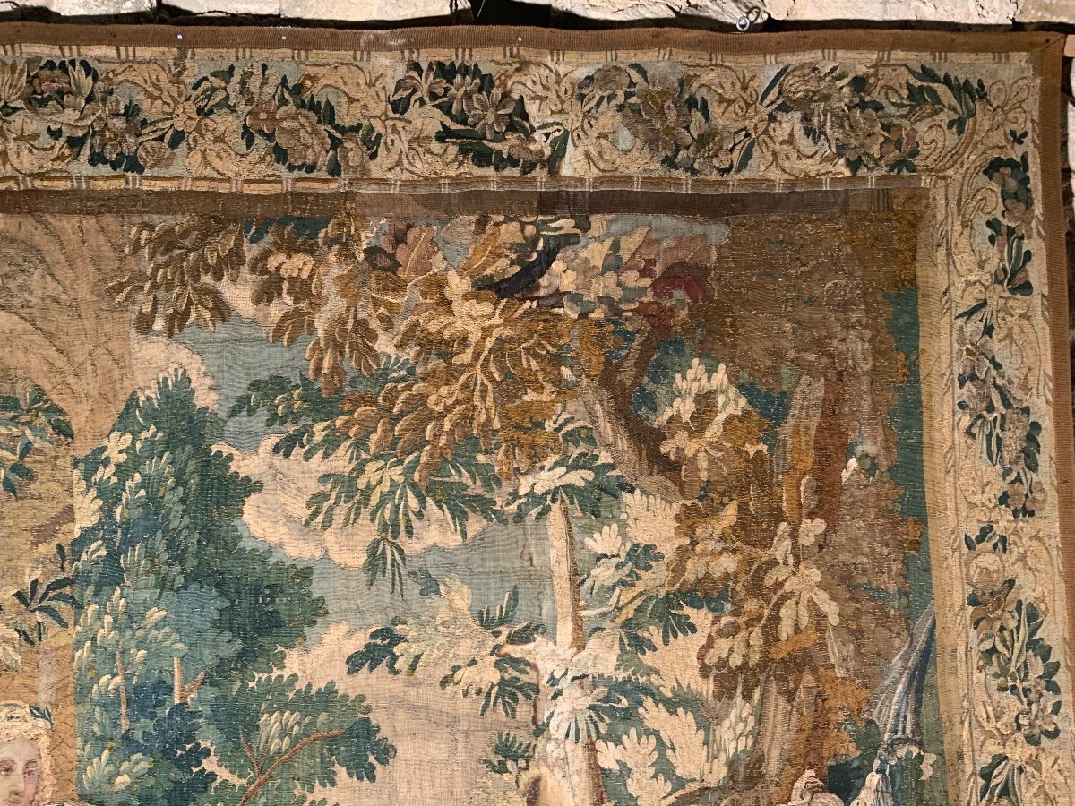 Flemish Tapestry From The Seventeenth Century-photo-2