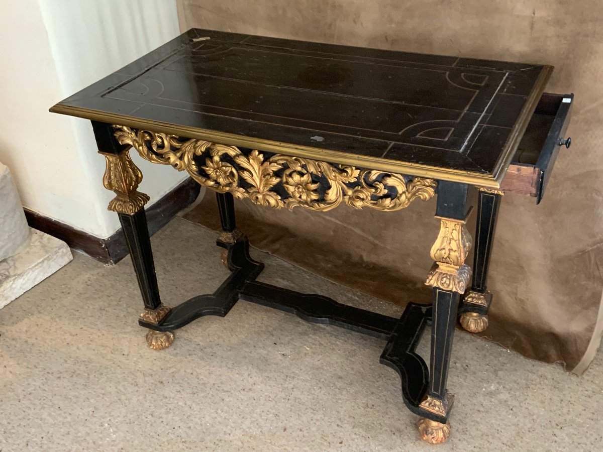 Table Console D’apparat D’époque Louis XIV-photo-3