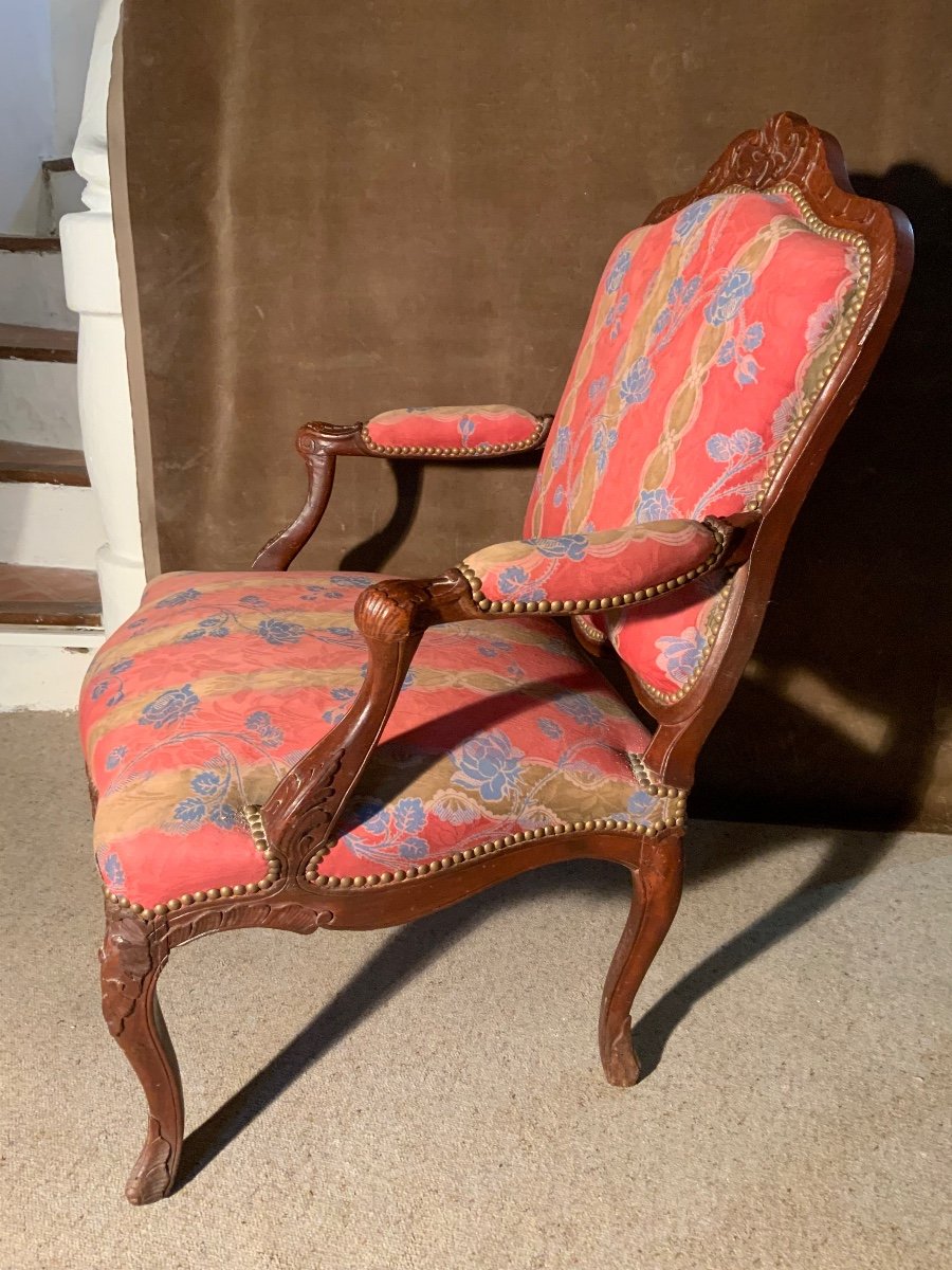 Pair Of Regency Flat Back Armchairs-photo-3