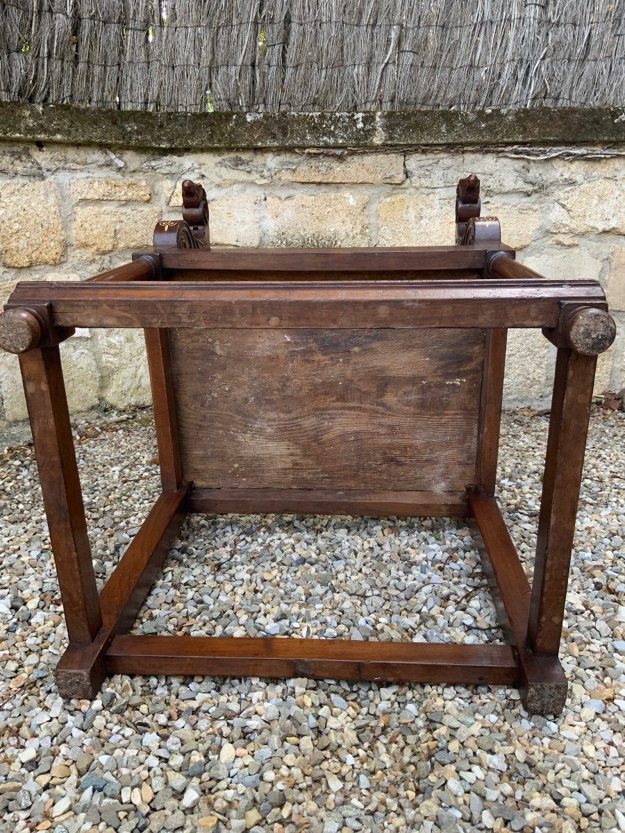 Pair Of Ceremonial Chairs, Ram's Head-photo-3