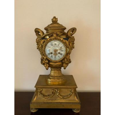 Gilt Bronze Clock, Attributed To Robert Osmond
