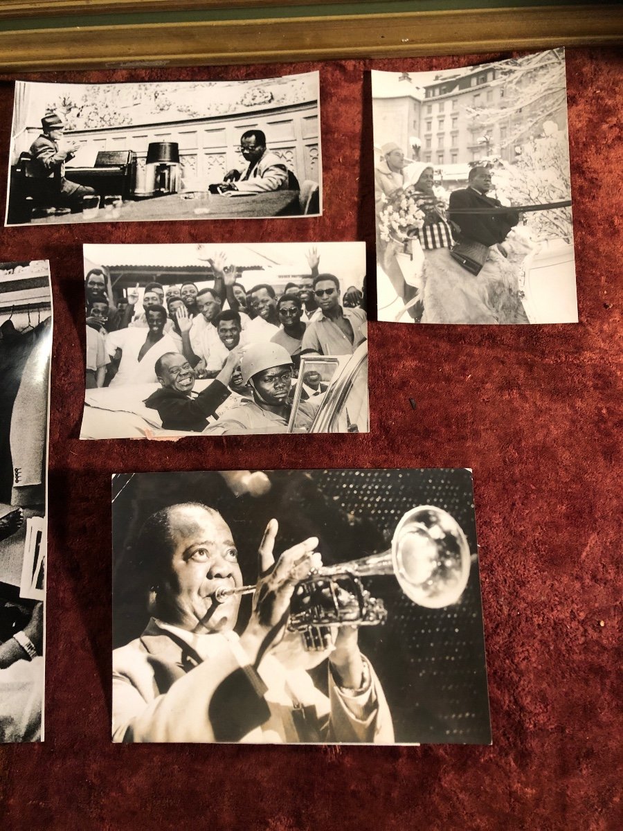 Photos Originales De Presse / Louis Armstrong, Charlie Chaplin, Sophia Loren, Marlo Brando -photo-2