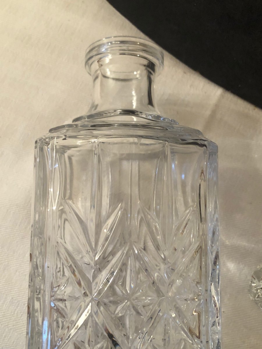 Carafe A Whisky  En Cristal. Baccarat/st Louis-photo-4