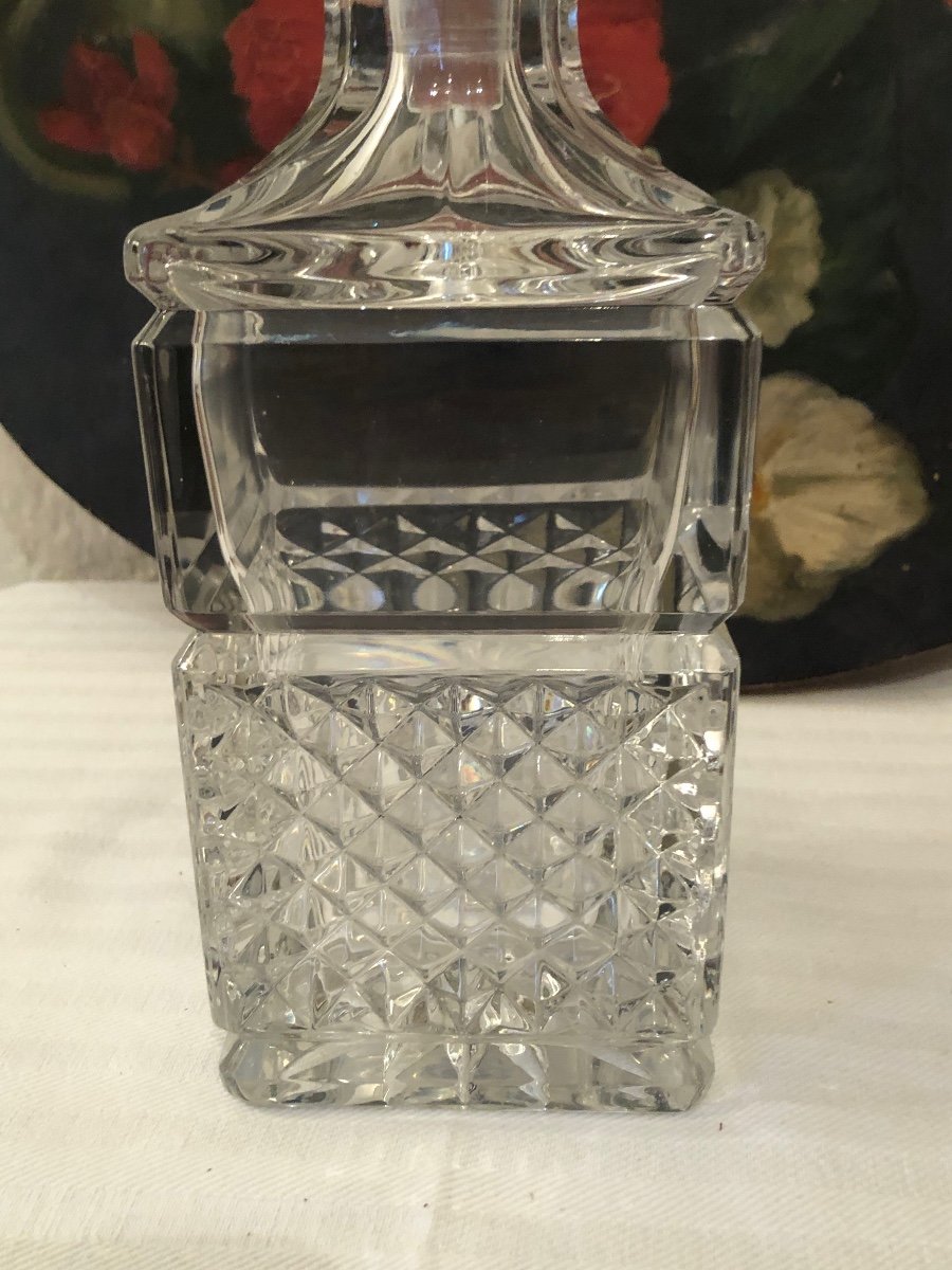 Whiskey Decanter. Diamond Tip. Baccarat-photo-3