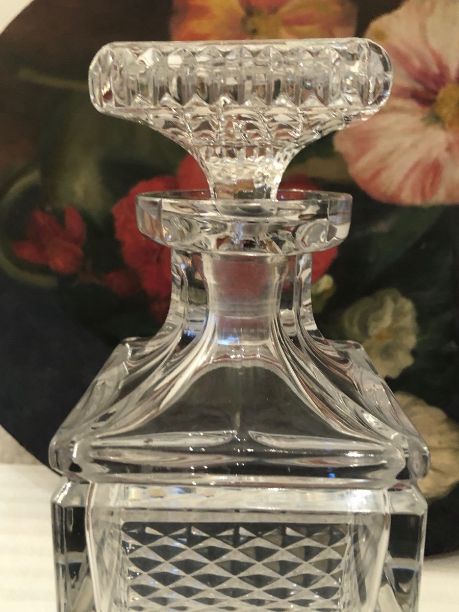 Whiskey Decanter. Diamond Tip. Baccarat-photo-4