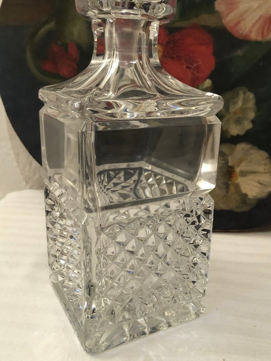 Whiskey Decanter. Diamond Tip. Baccarat-photo-4