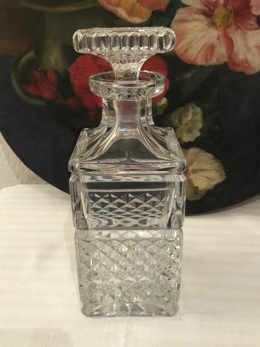 Whiskey Decanter. Diamond Tip. Baccarat-photo-6