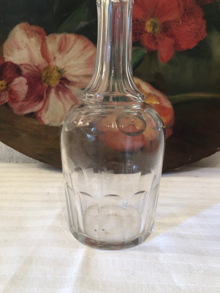 19th Century Glass Liqueur Carafe. -photo-4