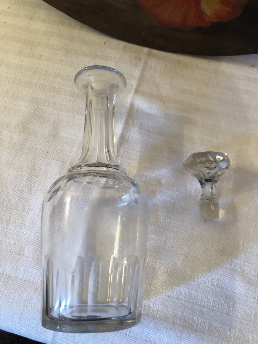 19th Century Glass Liqueur Carafe. -photo-3