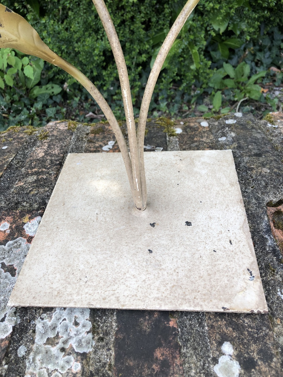 Iron Hat Stand, Decorated With Branches. Circa 1920/30-photo-2