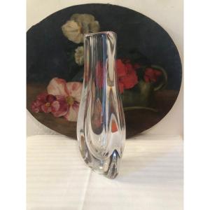 Vase En Cristal De St Louis, Pour Petit Bouquet De Fleurs. 