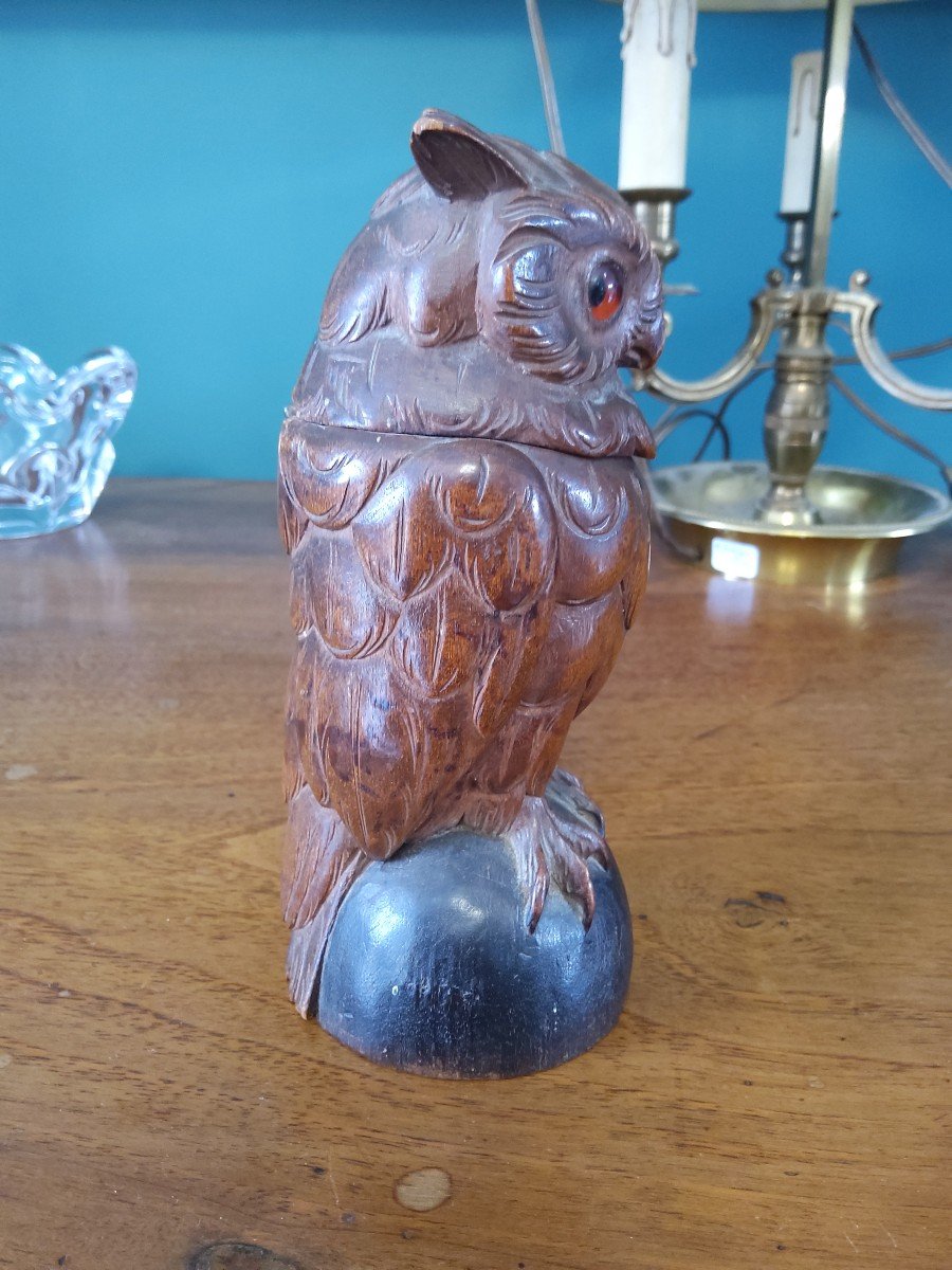 Owl/owl Tobacco Pot-photo-3